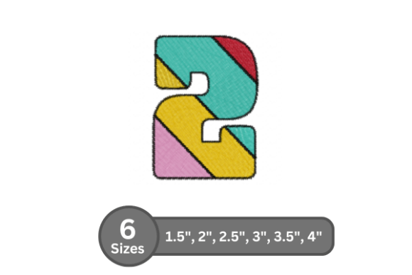 Candy Stripe Number -2