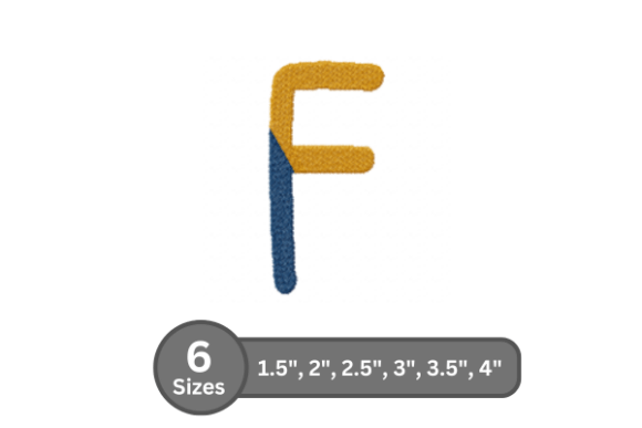 Chalk Split Alphabet - F