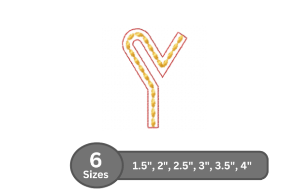Rope Twist Alphabet -Y for Etsy Sellers