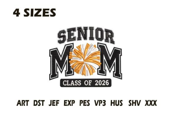 Senior Mom 2026 Embroidery