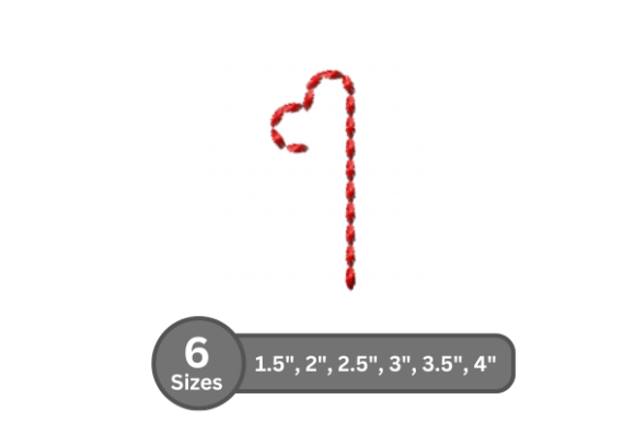 Soft Cord Number -1 Embroidery Design